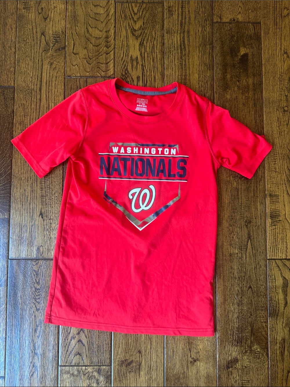 Washington Nationals Kids Red Short-Sleeve Tee boys size medium